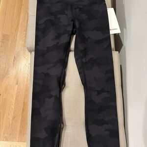 lululemon athletica Black Camo Leggings